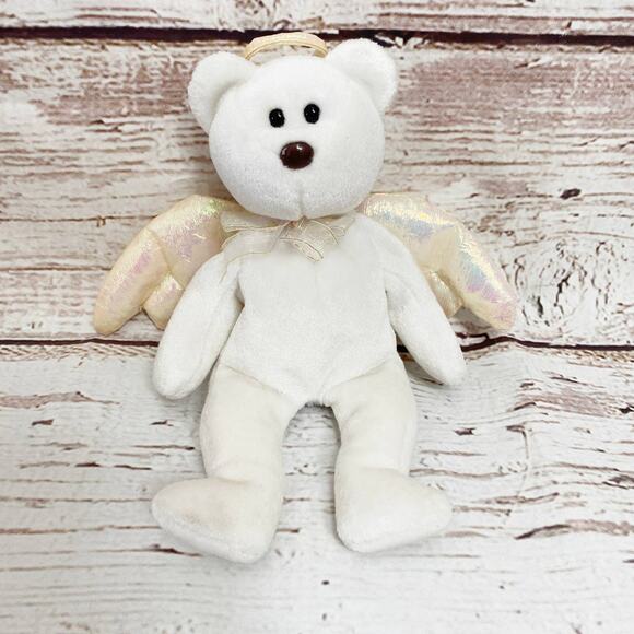 TY BEANIE BABIES Halo Angel Bear - RARE - Picture 1 of 2